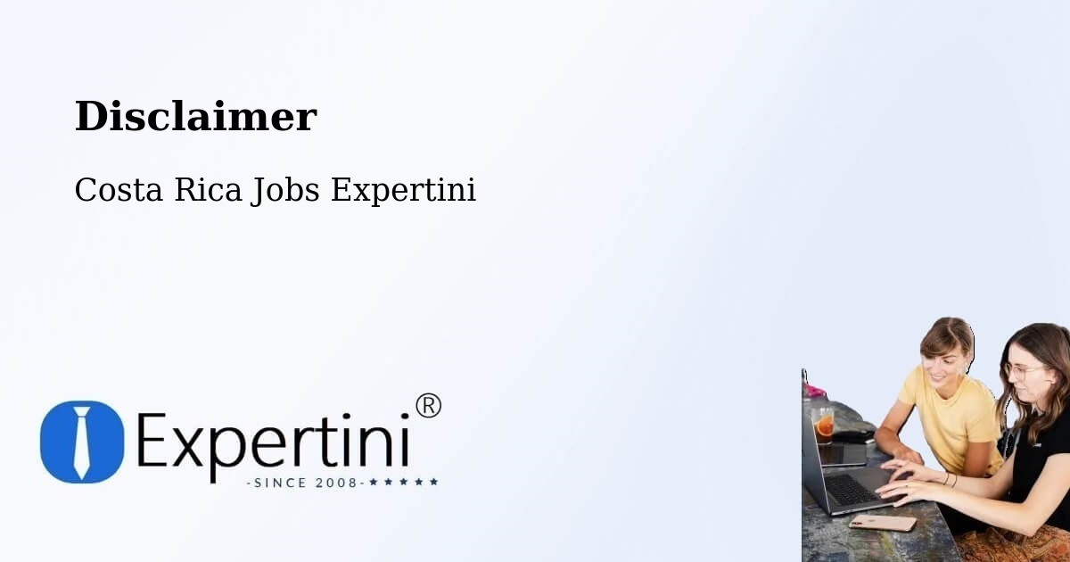 Disclaimer – Jacó - Costa Rica Jobs Expertini